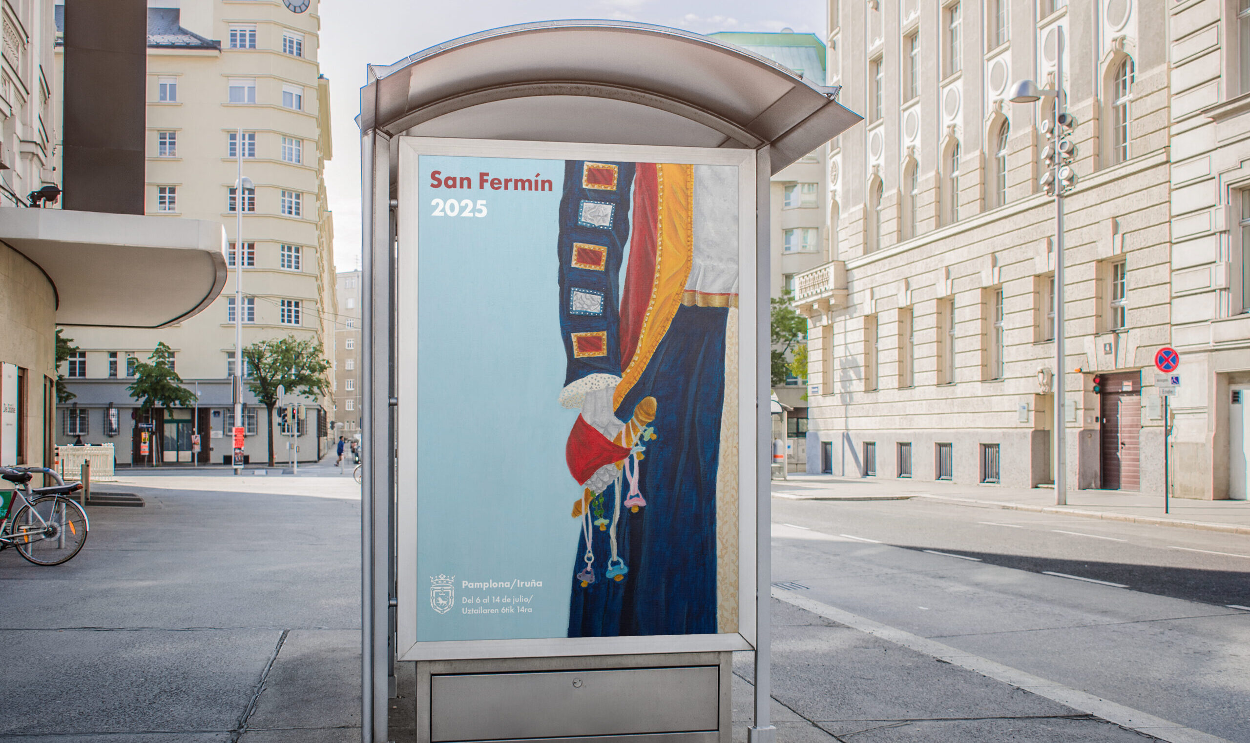 mockup cartel sanfermines